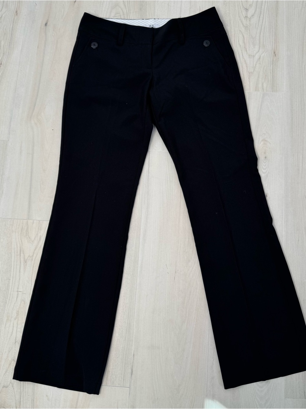 Joe B by Joe Benbasset Black & White Pinstripe Waistband Dress Pants juniors 7